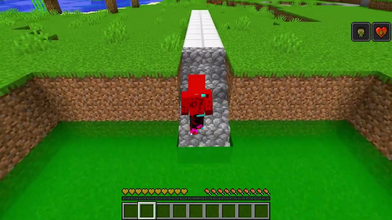 JJ and Mikey Found LAKE in Minecraft - Maizen