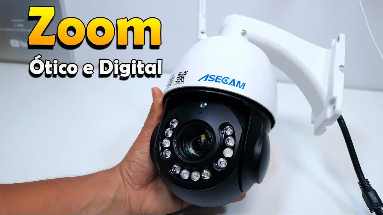 A MELHOR CÂMERA DE VIGILÂNCIA WIFI COM 30X ZOOM ÓPTICO E 8MP 4K QUE JÁ TESTEI ATÉ AGORA ASECAM