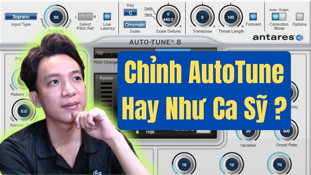 Chỉnh Thông Số Autotune Cho Tất Cả Thể Loại Nhạc Sao Cho Mượt Mà Nhất? II HOÀNG TIẾN STUDIO