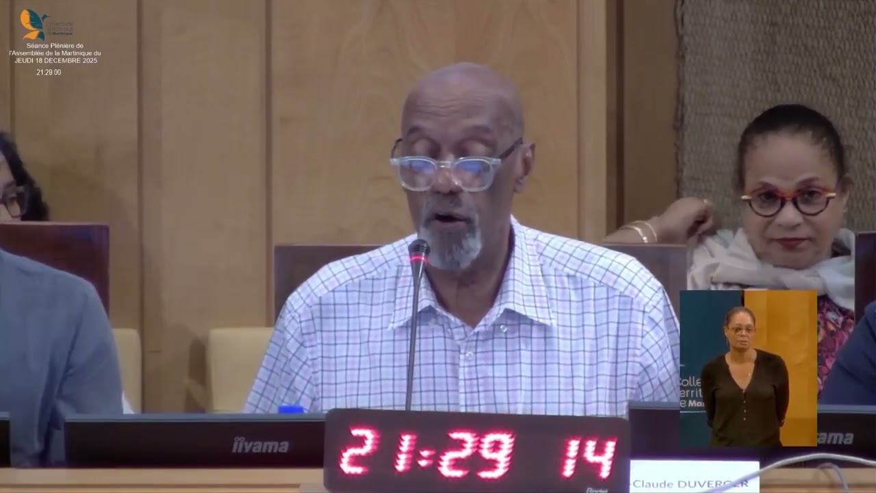 Séance plénière de l’Assemblée de Martinique  - 18 décembre 2025 - Part 2