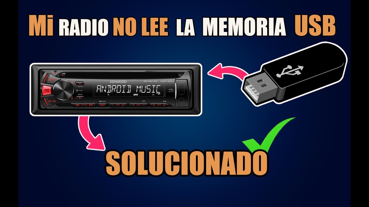 Mi Radio NO Lee la Memoria USB│SOLUCIONADO / Radio de carro, bocina o de casa🔊