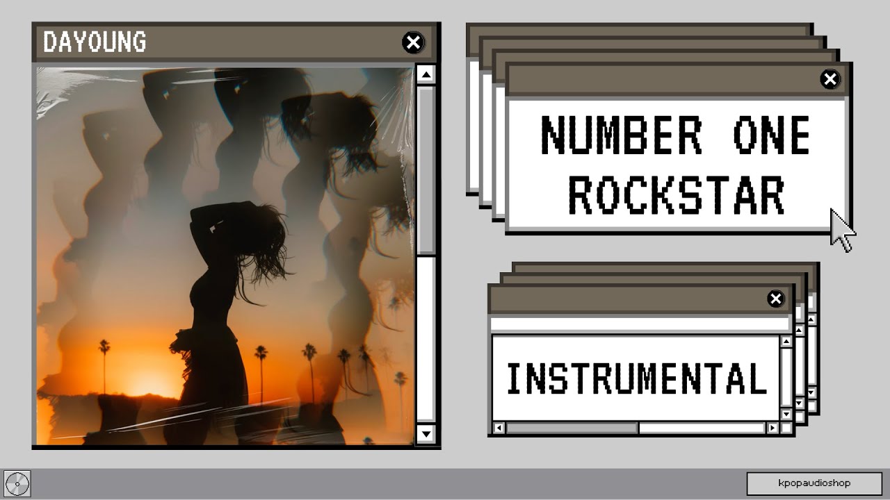 DAYOUNG (다영) - number one rockstar Instrumental | 노래방