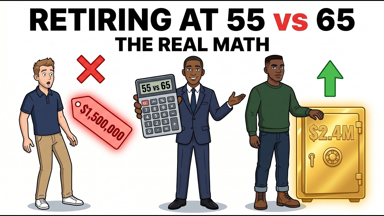 Retiring at 55 vs. 65 &mdash; The Real Math