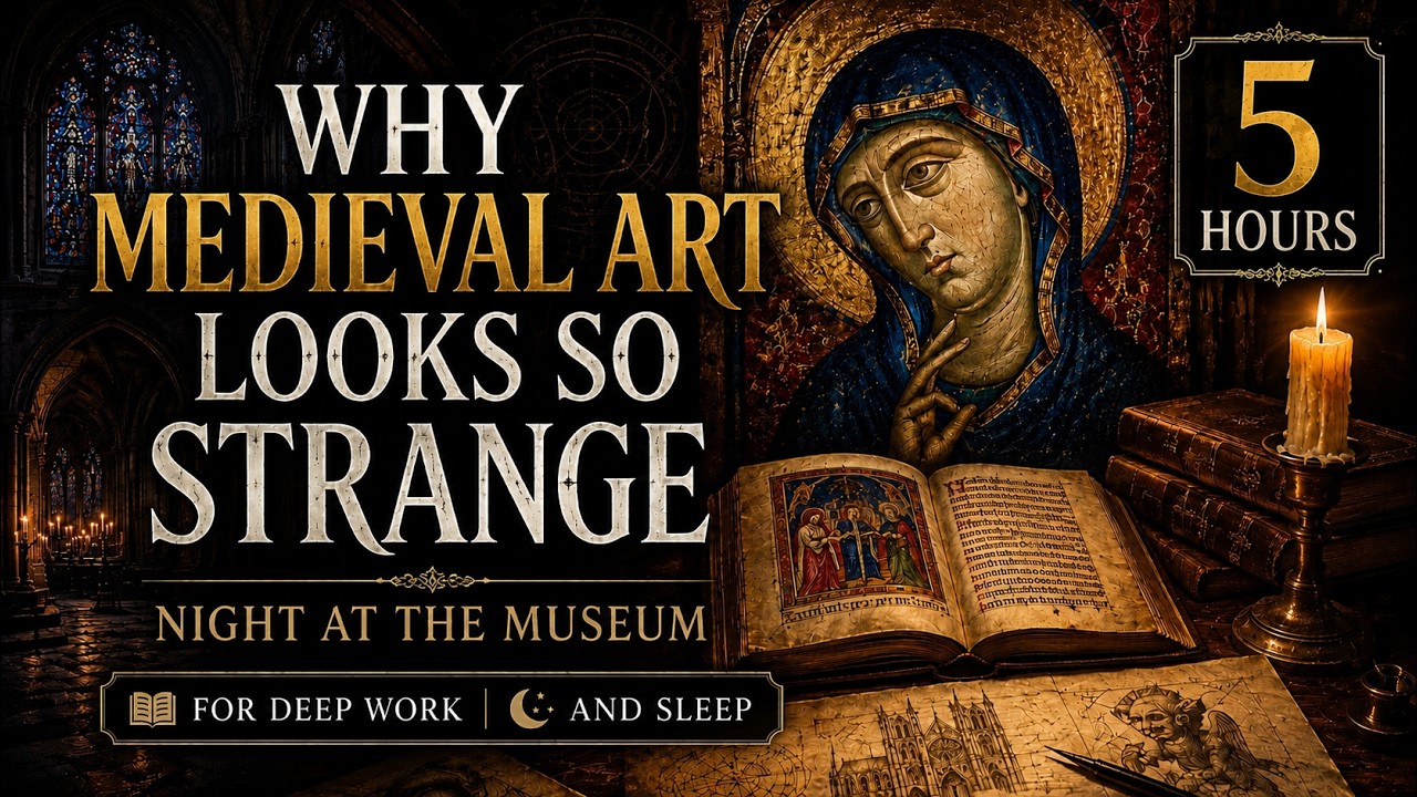 Why Medieval Art Looks So Strange | Night at the Museum | For Deep Work and Sleep