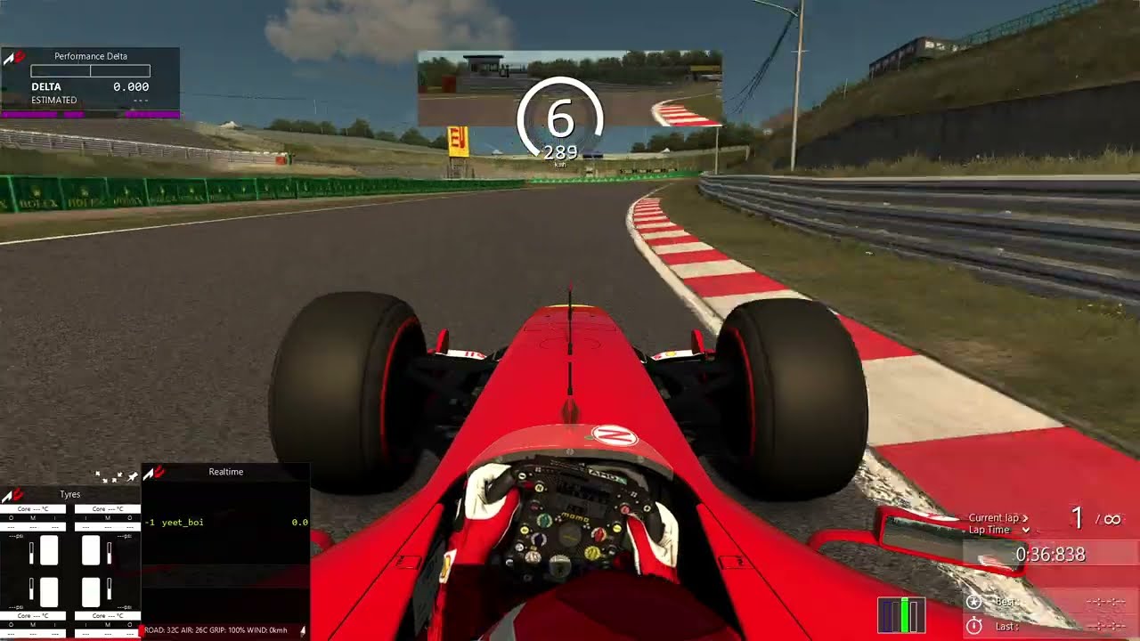 Assetto Corsa Suzuka Ferrari F2004 SLICKS Ex-World Record 1:19.994 Onboard Cam