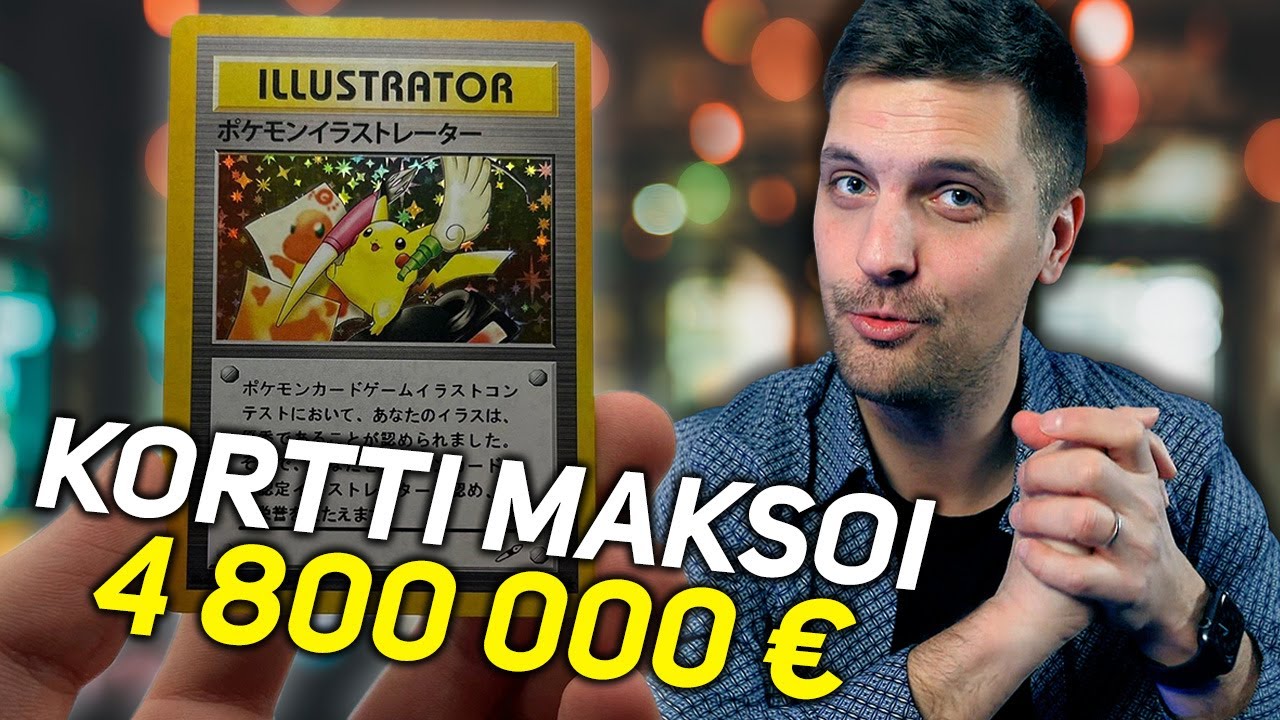 10 MAAILMAN ARVOKKAINTA POKÉMON-KORTTIA