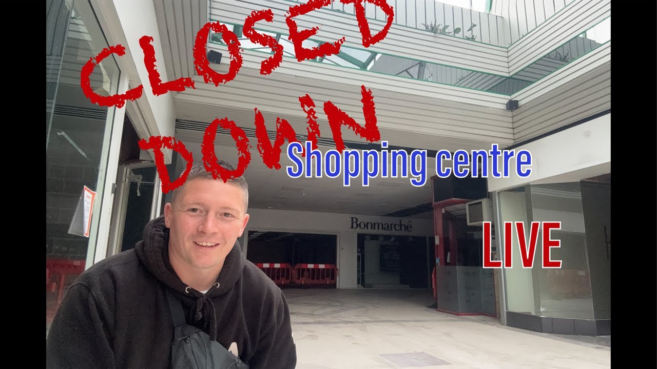 Exploring a closed down shopping centre…