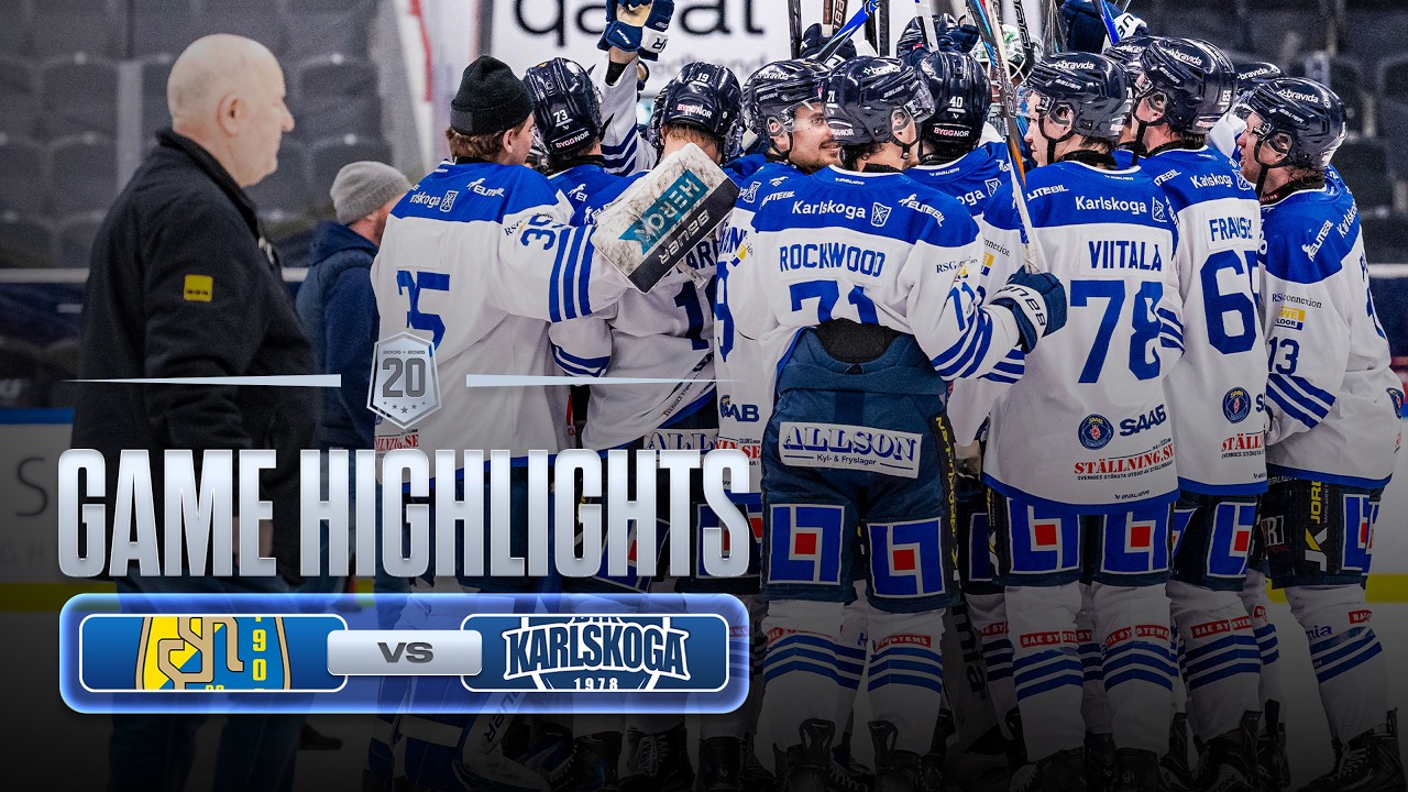Södertälje vs. BIK Karlskoga | Highlights 6/3