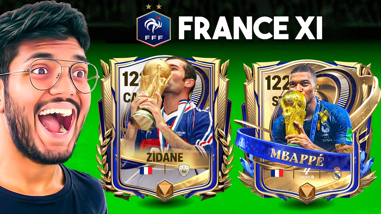 Состав сборной Франции прошлых и нынешних лет в FC MOBILE!