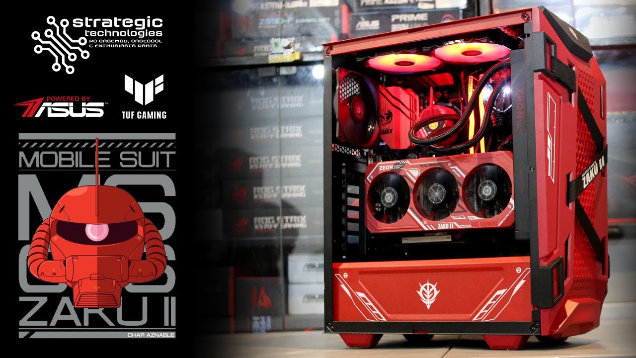 FULL BUILD LOG: ASUS TUF Gaming ZAKU II Limited Edition Gaming PC