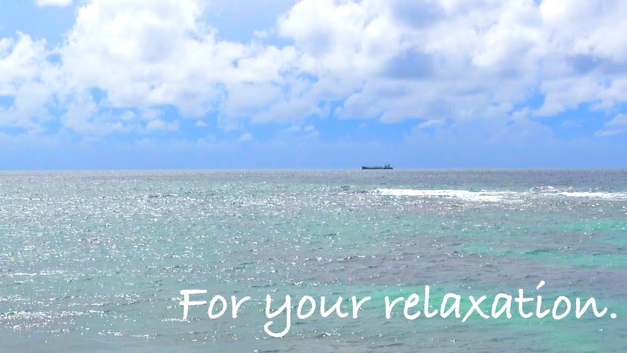 【自然音】宮古島 間那津（まなつ）ビーチの波の音でリラックス30分  relux  healing  asmr  sleeping