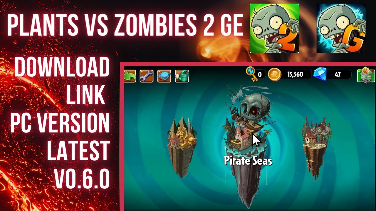 PVZ 2 GE for PC No Emulator! &ndash; New Update v0.6.0 Gameplay + Download #pvz2
