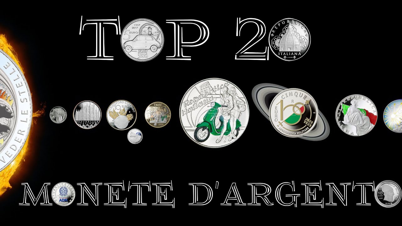 TOP 20 MONETE EURO RARE ITALIANE D'ARGENTO