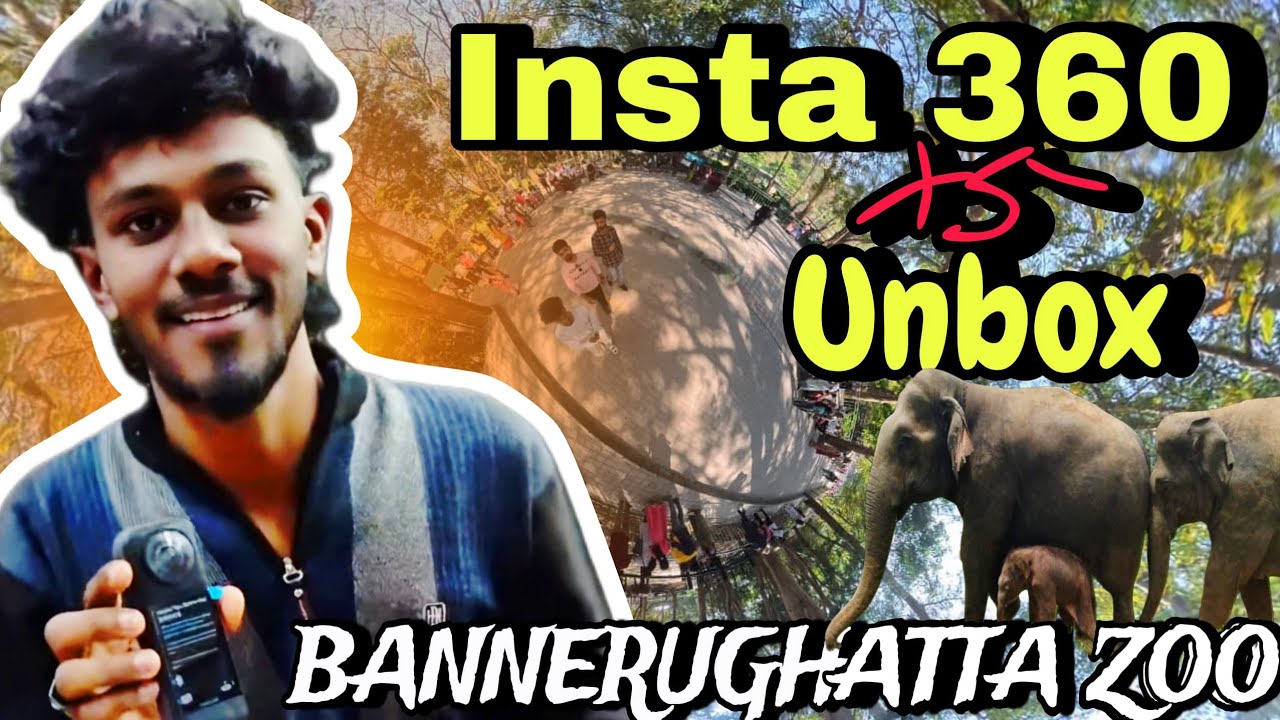 insta 360 X5 Unbox | First Text At Bannerghatta Zoo