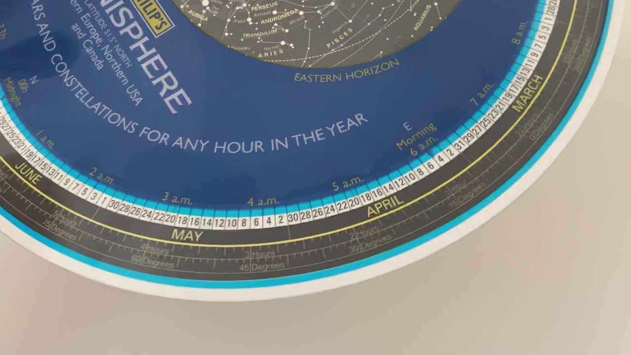 How to Use a Planisphere (Star Chart) – Part 1 – Astronomy Tutorial