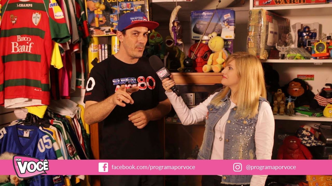 Fomos Conhecer a Loja Super Anos 80 - Programa Por Você