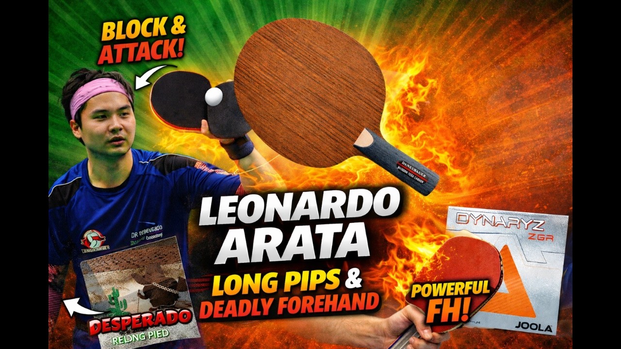 Deadly Long Pips OX Style | Leonardo Arata Equipment & Tactics #longpips #longpipsox #leonardoarata
