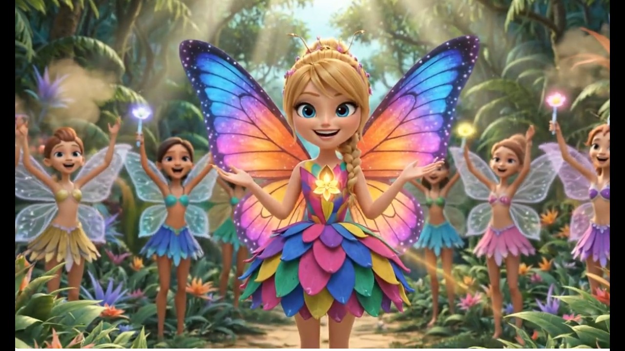Butterfly Fairy | Dawn over the Giant Flower Field | The Journey to Find the Source of Light