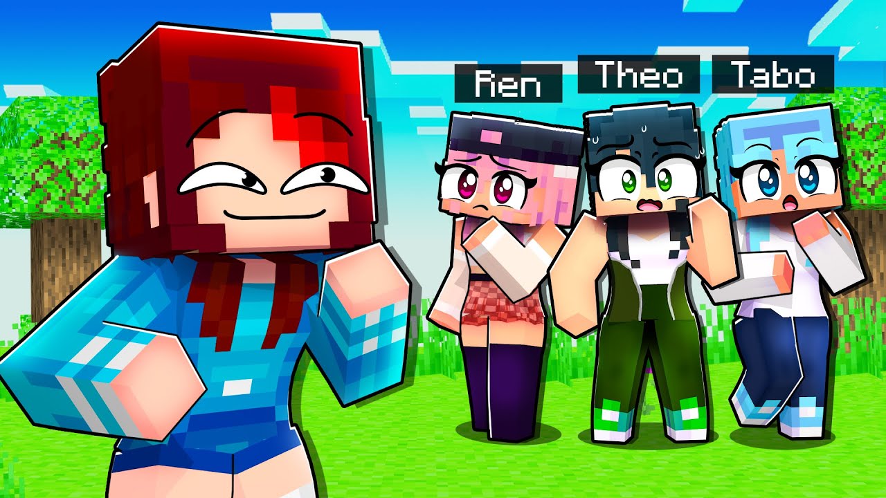 ¡TRANSFORMO a MIS AMIGOS en CHICAS!💥😱 en MINECRAFT