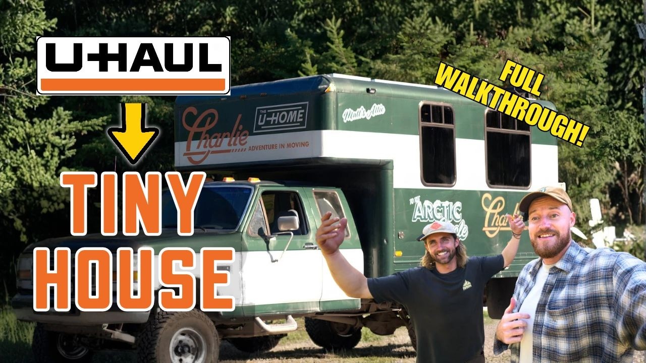 Обзор безумного дома на колесах из фургона U-Haul: полный тур