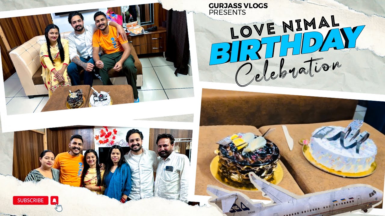 Birthday celebration ​⁠@love_nimal.masoun  | Mr. te bhji neh kita dhabe ch Bhangra sare nachan lge