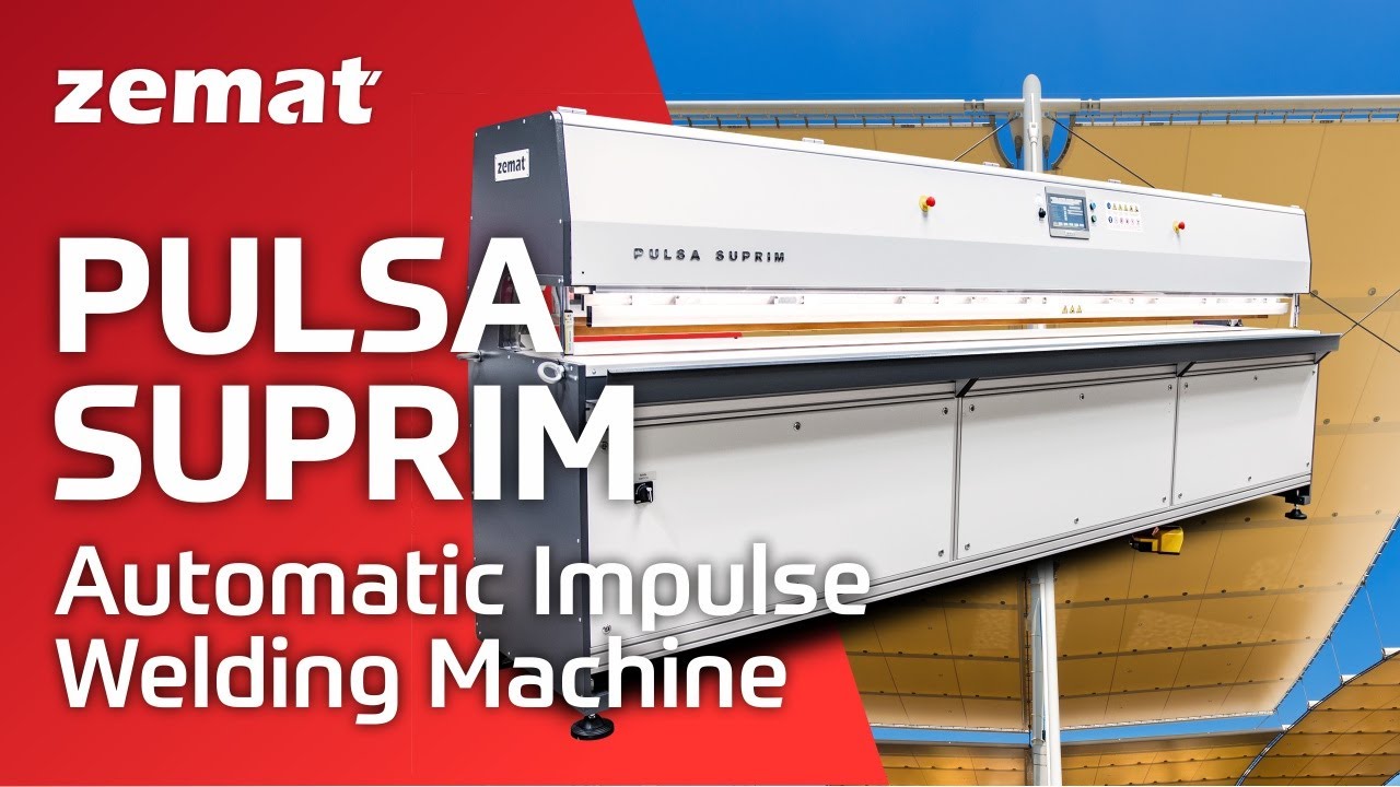 PULSA SUPRIM | Automatic Impulse Welding Machine - zips, keder, pockets, overlaps, reinforcements