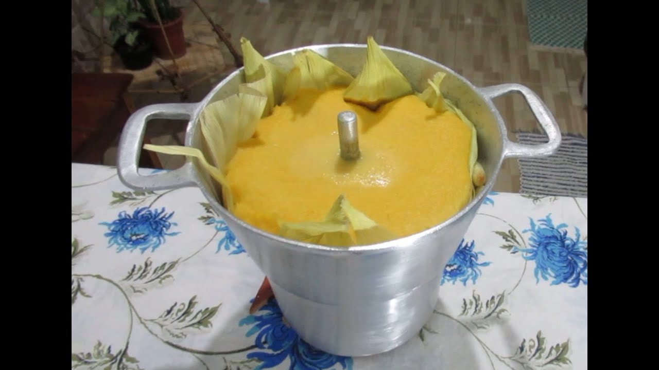 COMO FAZER PAMONHA DE MILHO NA CUSCUZEIRA  RECEITA COM MILHO/RECEITA FÁCIL #recipes#easyrecipe
