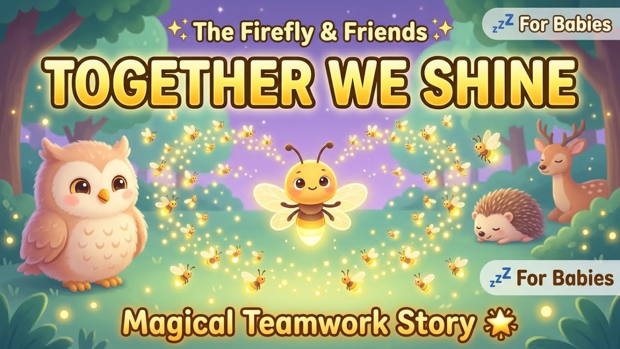 💤 Magical Teamwork Story | Baby Learns & Sleeps | Baby Sleep Story | Ages 0-3