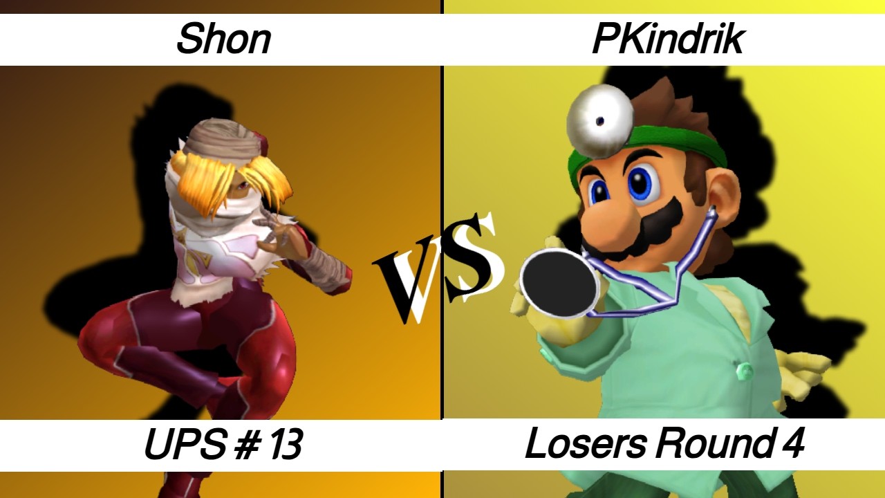 UPS #13 – LR4 – Shon ⟮Sheik⟯ vs PKindrik ⟮Doc⟯