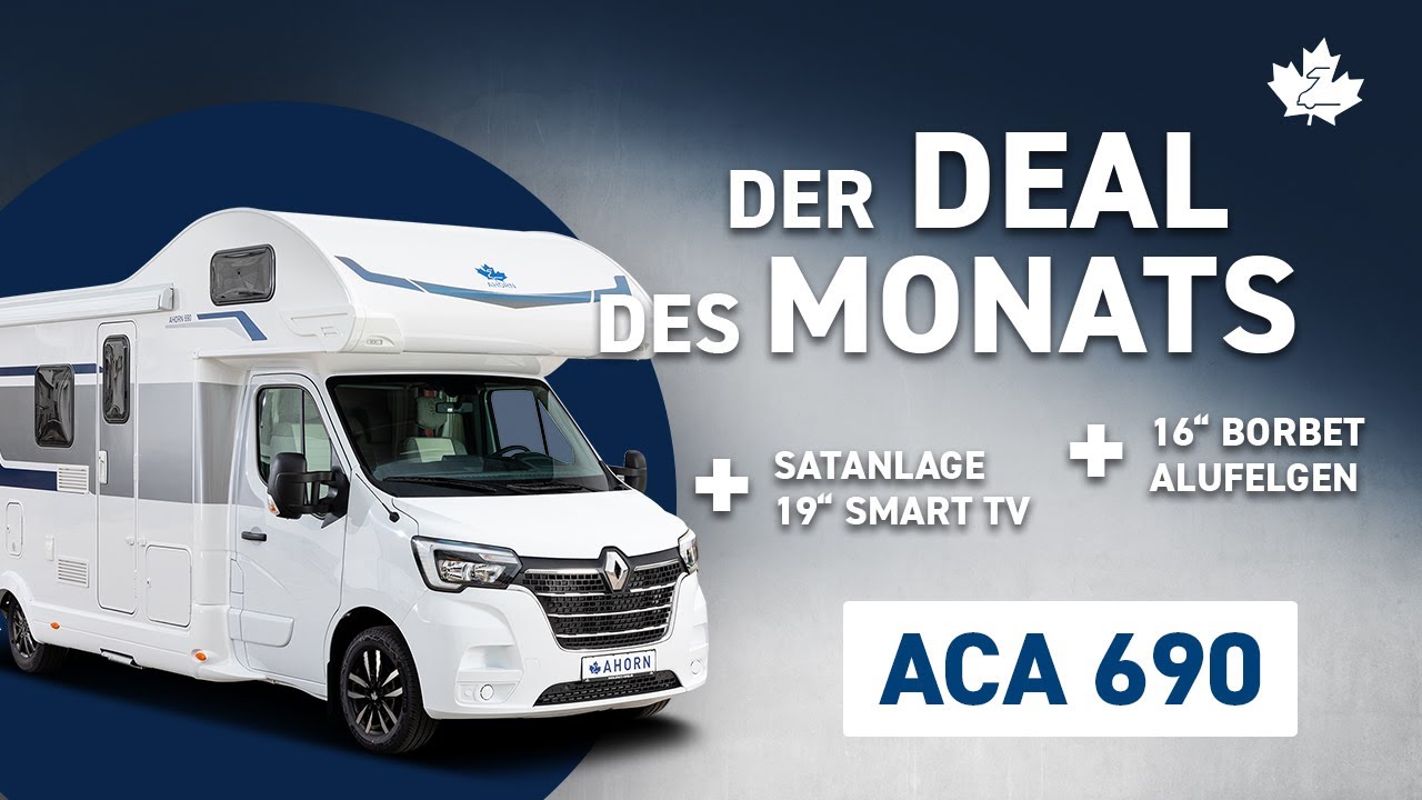 Deal des Monats Mai/Juni: Der Ahorn Camp A 690 mit Längsbetten