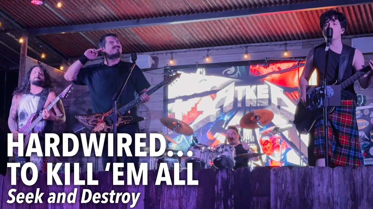HARDWIRED…TO KILL ‘EM ALL - Seek and Destroy (Metallica) - Концерт в The Barn - Хьюстон, Техас, 2...