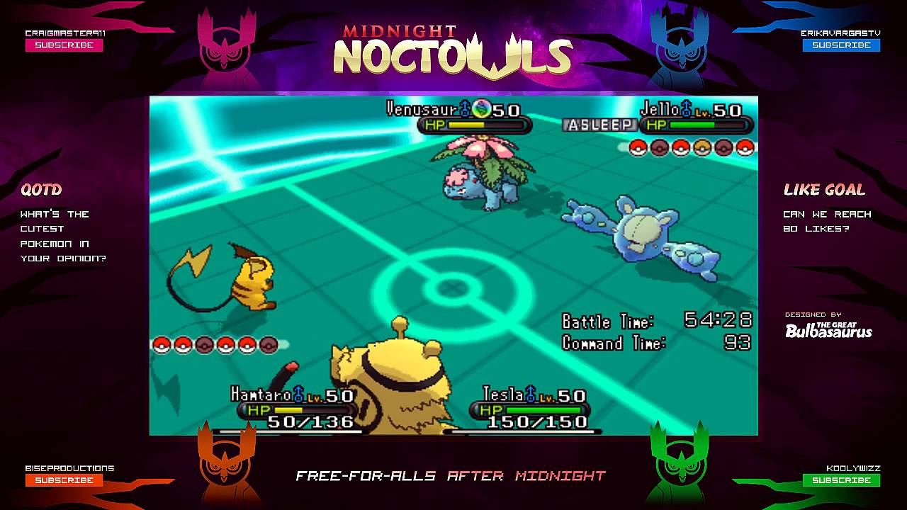 Midnight Noctowls [X&Y FFA] #71 - BiseProductions vs Koolywizz vs Craigmaster911 vs ErikaVargasTV