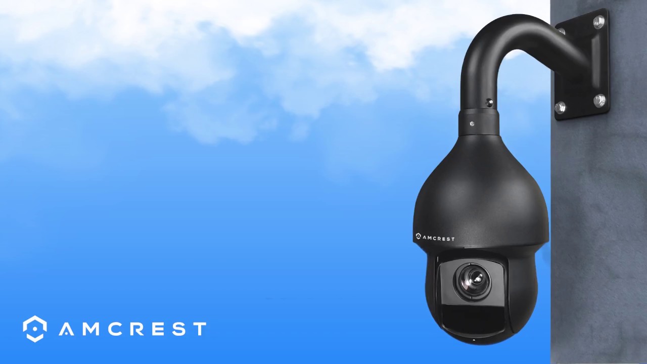 Power Supply Connection for Amcrest Goliath 2MP PoE Speed Dome IP Camera (IP2M-850E, IP2M-853EW)