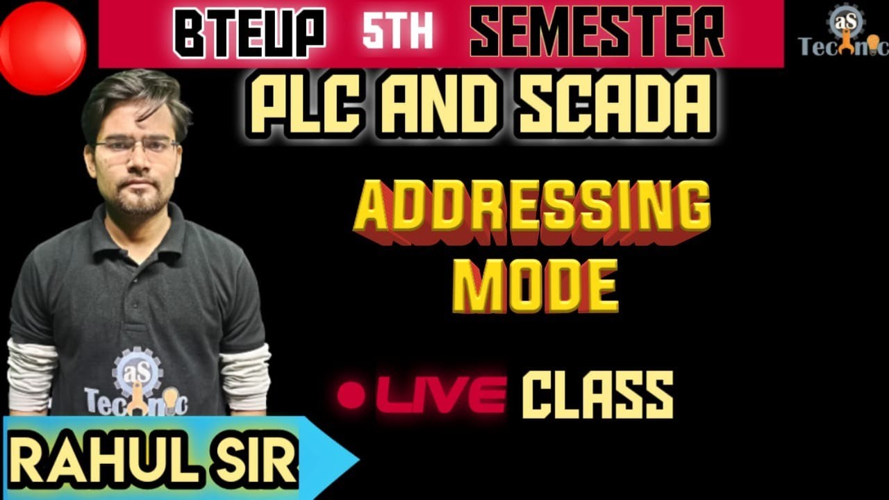 ADDRESSING MODE// PLC //BTEUP 5TH SEMESTER//