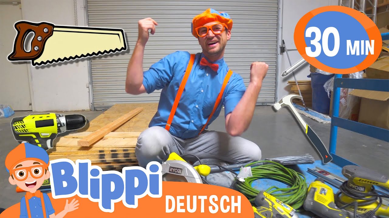 Wie repariert man Dinge?  | Blippi Deutsch | Abenteuer und Videos für Kinder