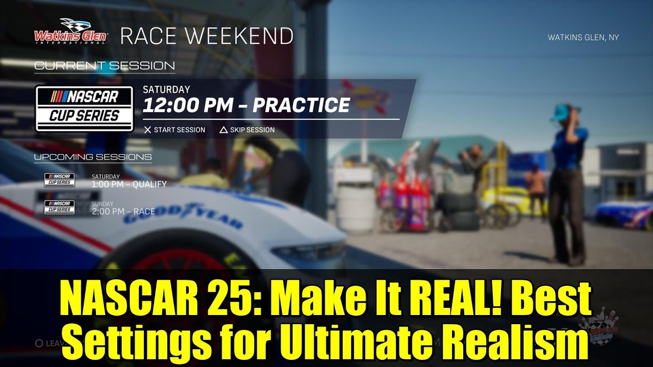 NASCAR 25: Сделай это РЕАЛЬНЫМ! Лучшие настройки для максимального реализма