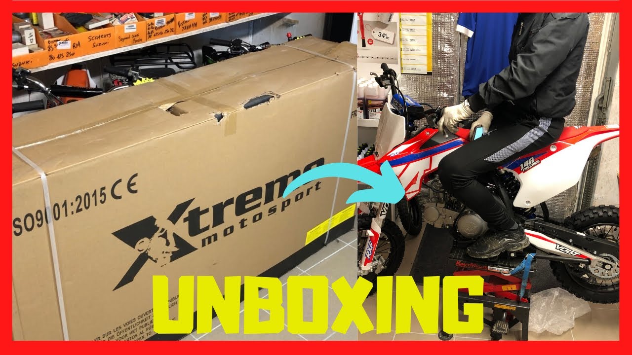 UNBOXING APOLLO 140 RXF - MONTAGE DÉBALLAGE MOTO CROSS