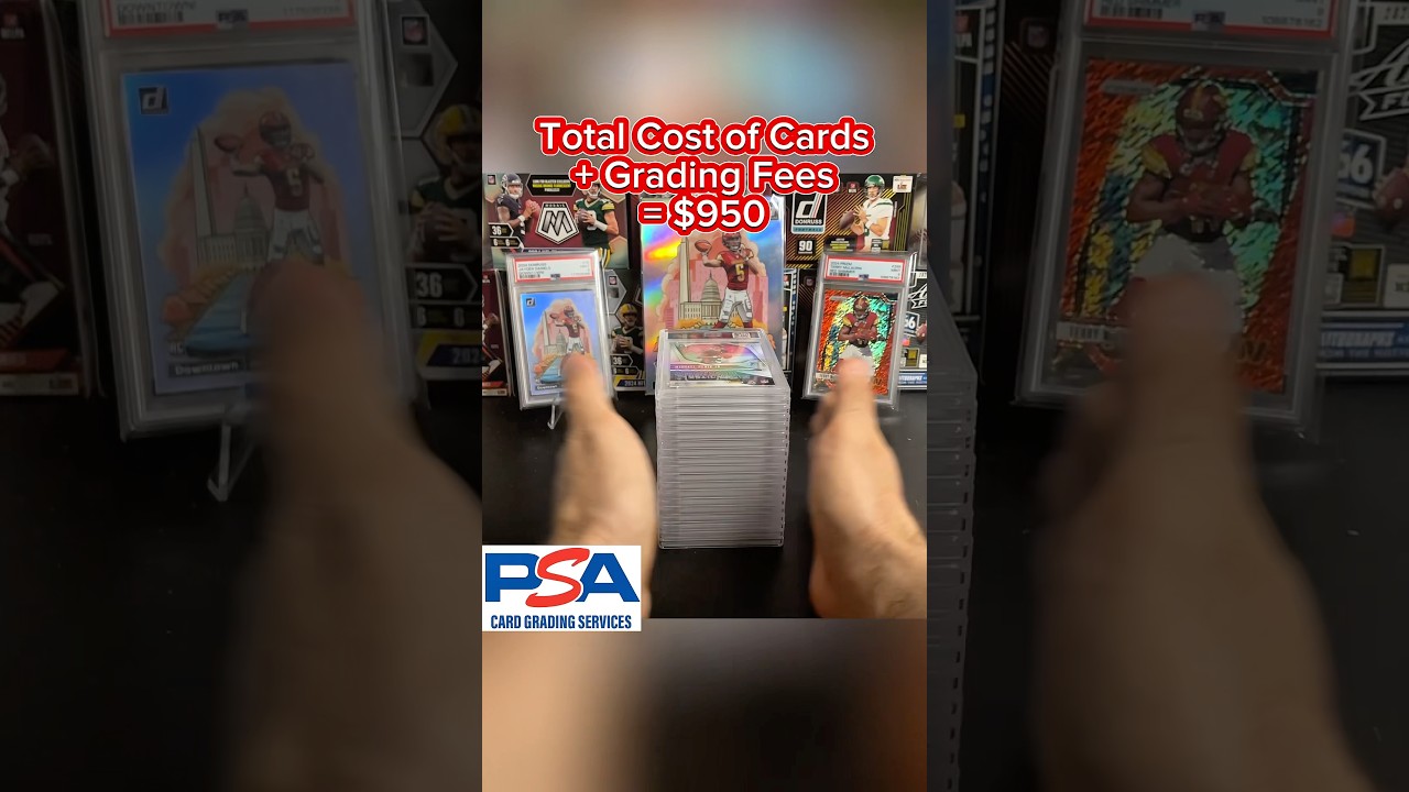 A nice little ROI on this PSA reveal!! #psa #psa10 #footballcards