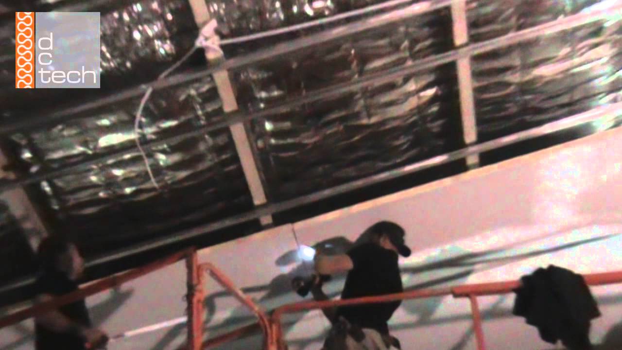 DCTech's suggested installation of rigid PIR in a metal roof refurbishment
