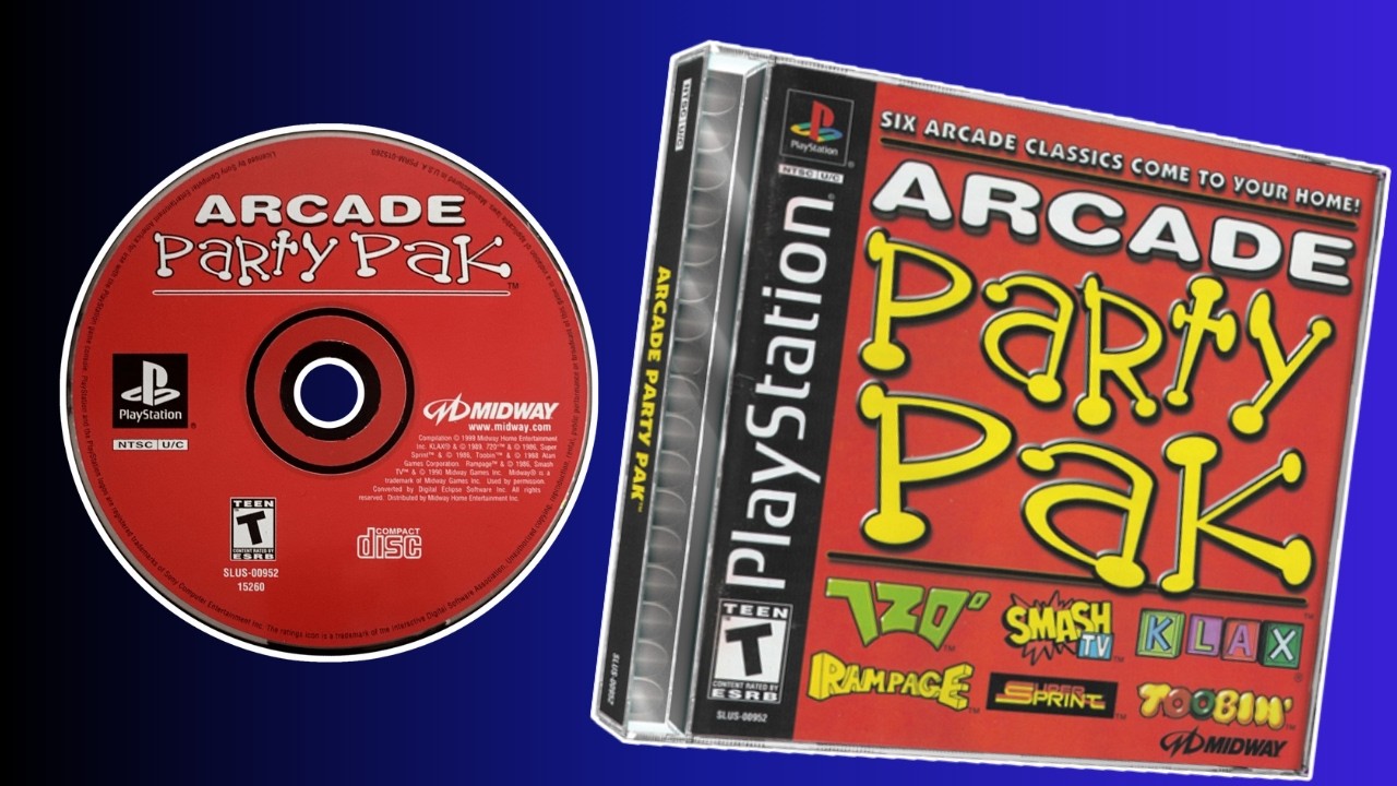 Arcade Party Pak - 6 Classic Midway Games on the PS1