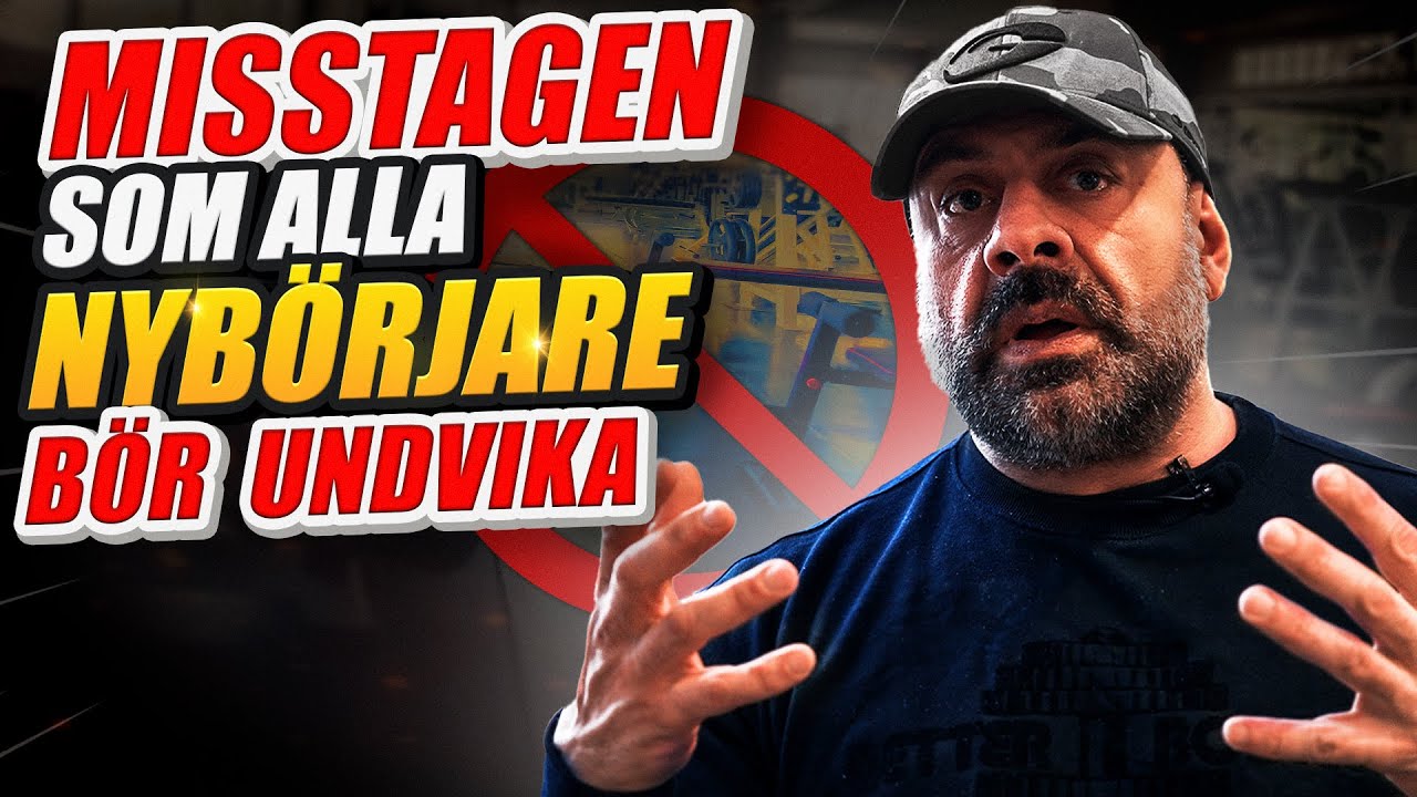 10 VANLIGA MISSTAG NYBÖRJARE GÖR PÅ GYMMET