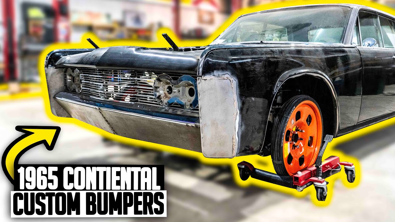 Godzilla Contiental Custom Bumper Fabrication - 7.3L Swapped Bagged Lincoln Ep. 7