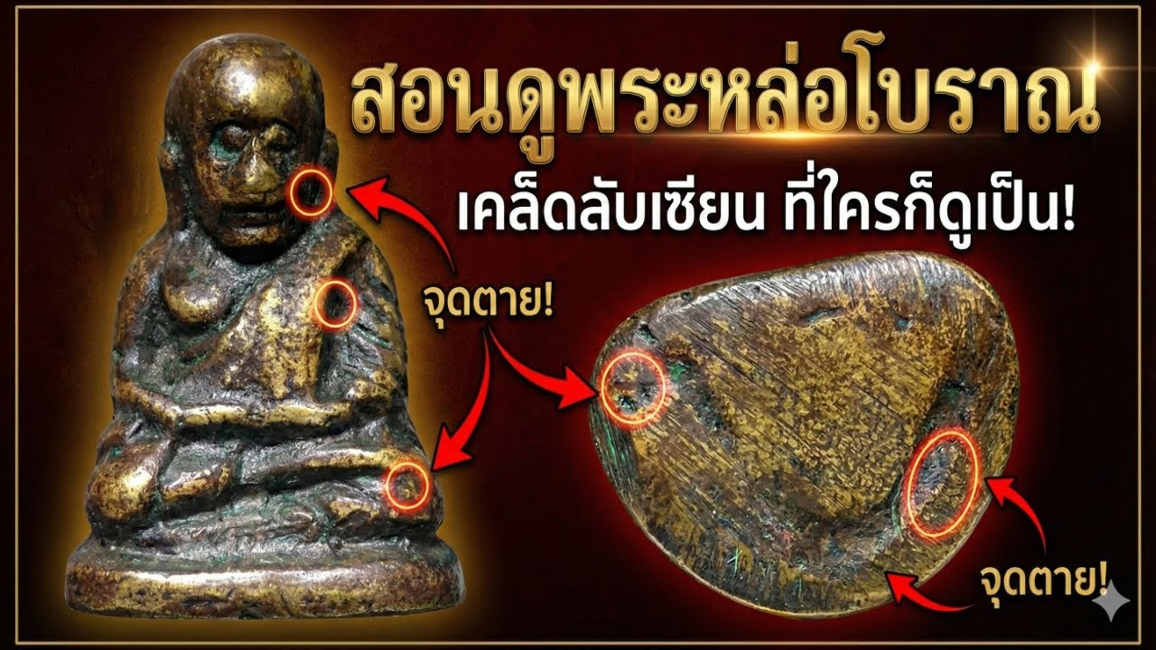 ไขความลับงานช่าง! พระหล่อหลวงพ่อเงินทำไมคล้ายแต่ไม่เหมือนกันเป๊ะ? (บล็อกปูนสู่ Patina)