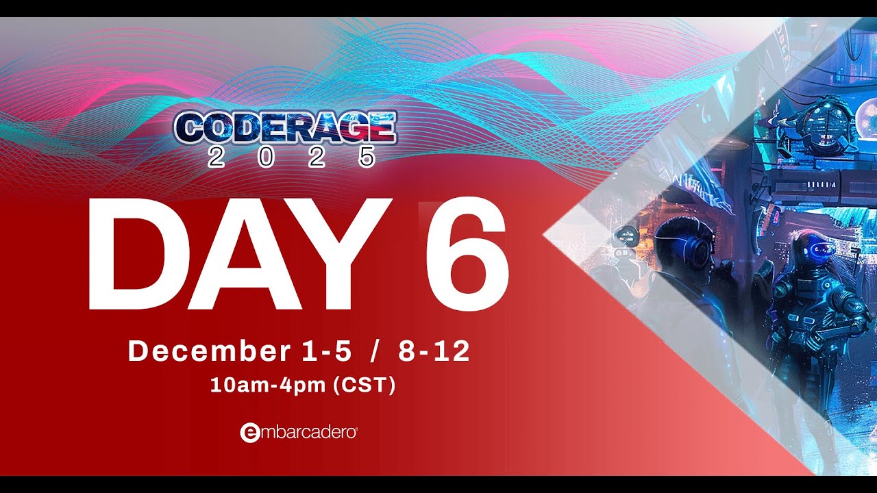 CodeRage 2025 with Ian Barker | Day 6