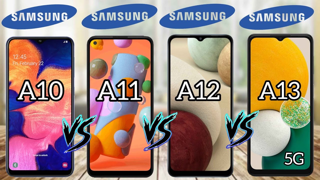 Samsung Galaxy A13 5G Vs Galaxy A12 Vs A11 Vs A10 | Full Comparison (2022)