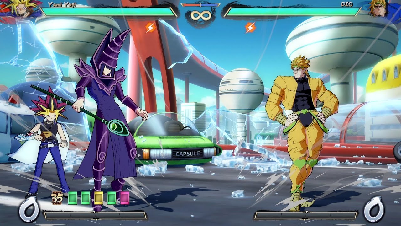 Yami Yugi vs DIO (Hardest AI) Dragon Ball FighterZ