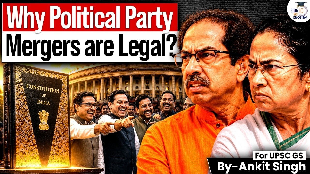 What is 2/3rd Merger Rule? | TMC Split | Political Party Mergers & Defection Law | By Ankit Singh