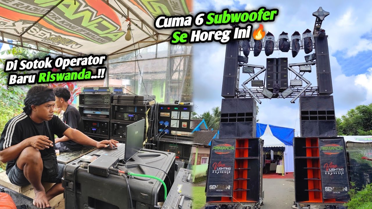 Gak Riswanda Gak Rabi..!! Riswanda Hajatan Minimalis 6 Subwoofer Sudah Se Horeg Ini🔥