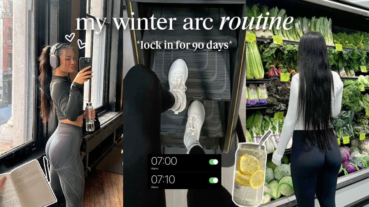 winter arc vlog | my *productive* routine to LOCK IN, be disciplined, and level up by 2025 ✨