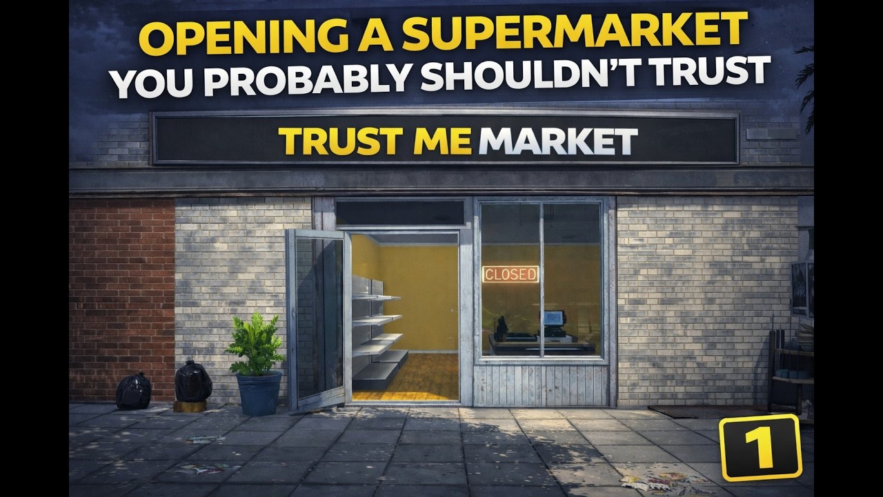 Opening a Supermarket You Probably Shouldn’t Trust | Supermarket Simulator